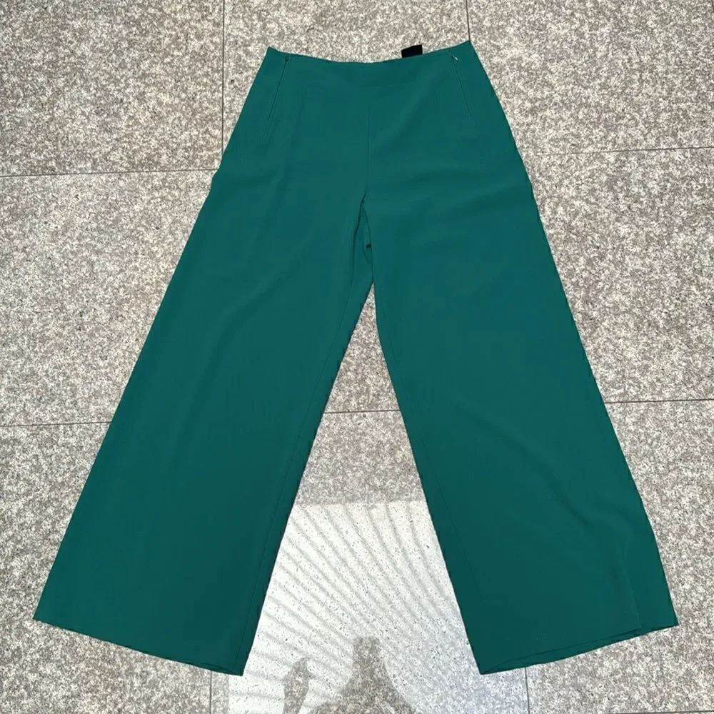 Elie Tahari Teal Wide-leg trousers